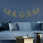 Wallity Simbolo-3 Accesorio Decorativo de Pared de Metal Dorado